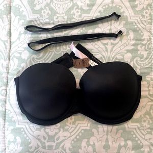 VS Pink wear everywhere strapless push up bra